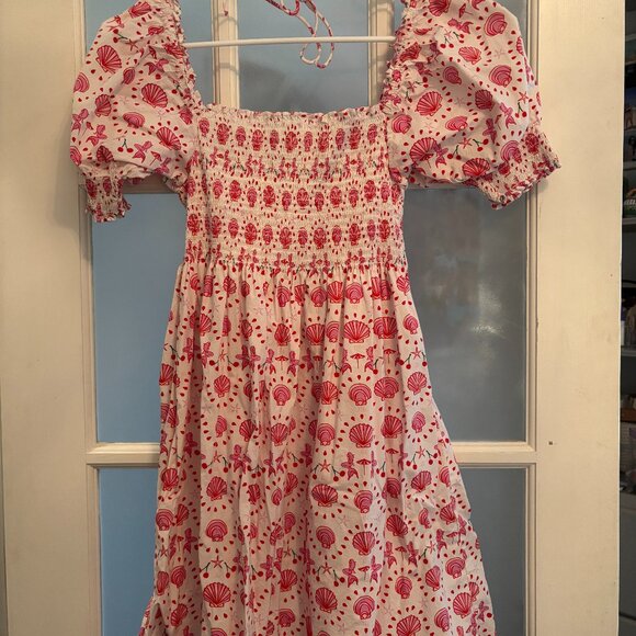 Hill House Pink and White Athena Nap Dress - Picture 4 of 4